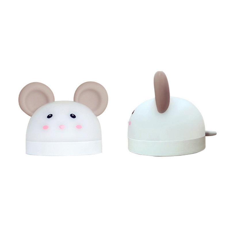 Cute Children With Sleeping Bedside Learning Night Light Alarm Clock