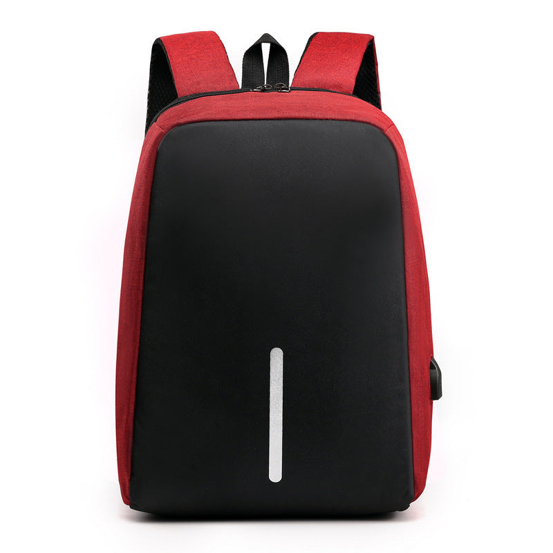 2019 fashion new anti-theft backpack casual backpack business men multi-function USB backpack