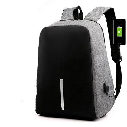 2019 fashion new anti-theft backpack casual backpack business men multi-function USB backpack