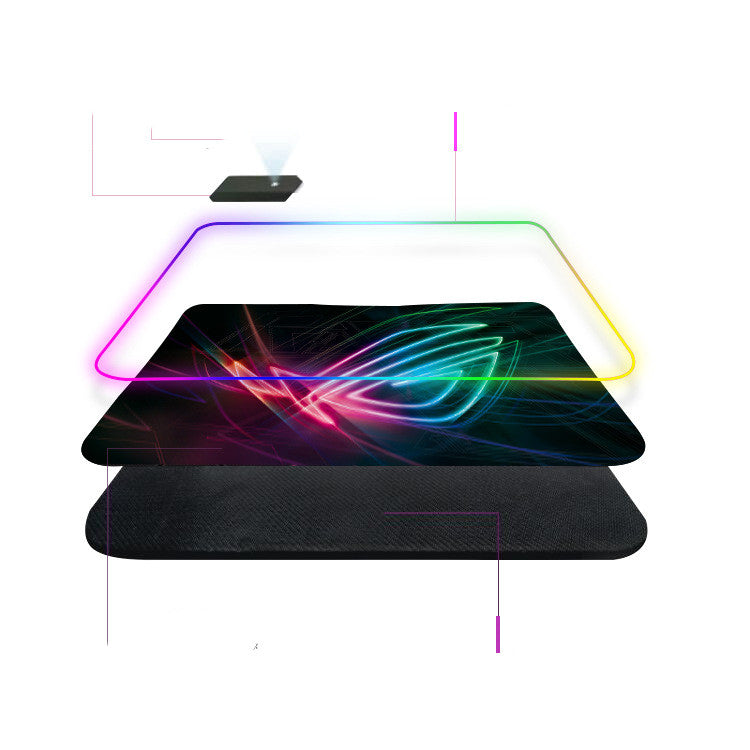 Colorful Prodigal Eye Glowing Mouse Pad