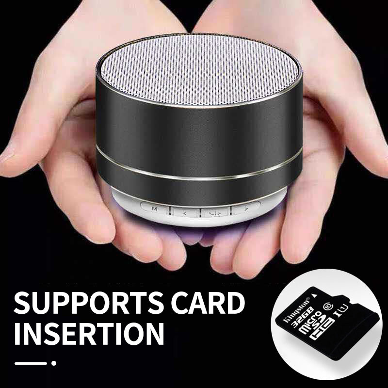 A10 Wireless Bluetooth Speaker Subwoofer Portable Mini Speaker Gift Support TF Card For House Party Mobile News Broadcast