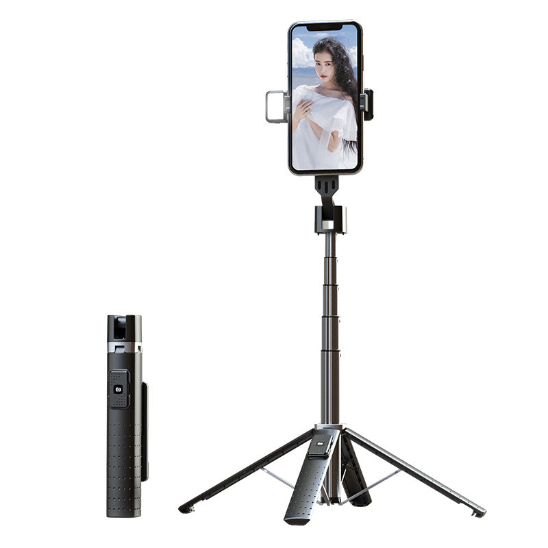 Tetrapod Mobile Phone Double Fill Light Holder Bluetooth Selfie Stick